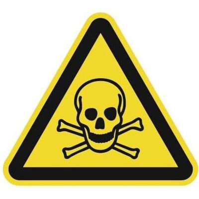 HP Autozubehör, Sicherheitskennzeichnung, Warnzeichen ASR A1.3/DIN EN ISO 7010 200 mm Warnung vor giftigen Stoffe Folie HP Autozubehör, Sicherheitskennzeichnung, Warnzeichen ASR A1.3/DIN EN ISO 7010 200 mm Warnung vor giftigen Stoffe Folie