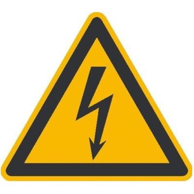 BRW, Sicherheitskennzeichnung, Warnschild Elektrische Spannung BRW, Sicherheitskennzeichnung, Warnschild Elektrische Spannung