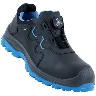Stabilus, Sicherheitsschuhe, Sicherheitsschuh ALEX LOW BLUE TWIST Größe 44 schwarz / hellblau S3S ESD EN ISO 20345:2022 Rindslede (S3, 44) Stabilus, Sicherheitsschuhe, Sicherheitsschuh ALEX LOW BLUE TWIST Größe 44 schwarz / hellblau S3S ESD EN ISO 20345:2022 Rindslede (S3, 44)