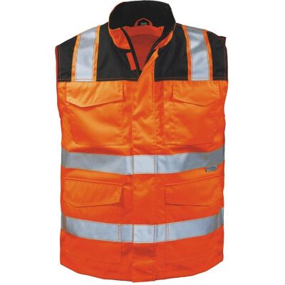 Elysee, Warnweste, Bekleidung Warnschutzweste Mirko orange/schwarz (S) Elysee, Warnweste, Bekleidung Warnschutzweste Mirko orange/schwarz (S)