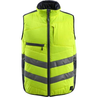Mascot, Arbeitsjacke, unisex Warnweste Grimsby gelb, schwarzblau Grösse 2XL (XXL) Mascot, Arbeitsjacke, unisex Warnweste Grimsby gelb, schwarzblau Grösse 2XL (XXL)