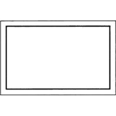 Magni, Sicherheitskennzeichnung, Leerschild weiss-schwarz Magni, Sicherheitskennzeichnung, Leerschild weiss-schwarz
