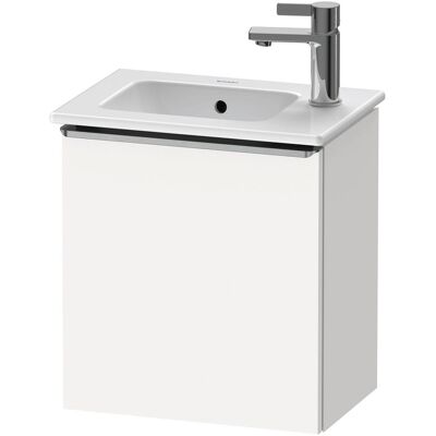 Duravit Waschbeckenunterschrank, D-Neo lavabo suspendu, 410x440x274mm, 1 porte, charnières à droite, avec poignée acier inox brossé (41 x 27.40 x 44 cm) Duravit Waschbeckenunterschrank, D-Neo lavabo suspendu, 410x440x274mm, 1 porte, charnières à droite, avec poignée acier inox brossé (41 x 27.40 x 44 cm)