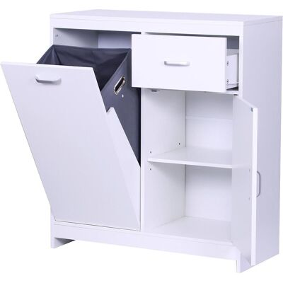 Relaxdays, Badezimmerschrank, Wäscheschrank (80 x 35 x 90 cm) Relaxdays, Badezimmerschrank, Wäscheschrank (80 x 35 x 90 cm)
