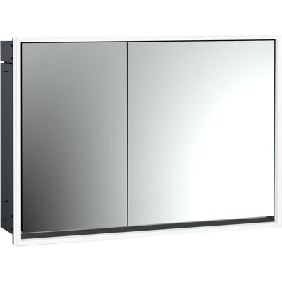 Emco, Spiegelschrank, loft Lichtspiegelschrank, 1000mm, 2 Türen, Aufputzmodell, schwarz/spiegel, 979813314 (104.40 x 17.50 x 73.30 cm) Emco, Spiegelschrank, loft Lichtspiegelschrank, 1000mm, 2 Türen, Aufputzmodell, schwarz/spiegel, 979813314 (104.40 x 17.50 x 73.30 cm)