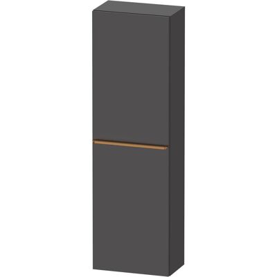 Duravit D-Neo Badschrank - 1 Tür, Graphit Matt, mit Glasböden Duravit D-Neo Badschrank - 1 Tür, Graphit Matt, mit Glasböden