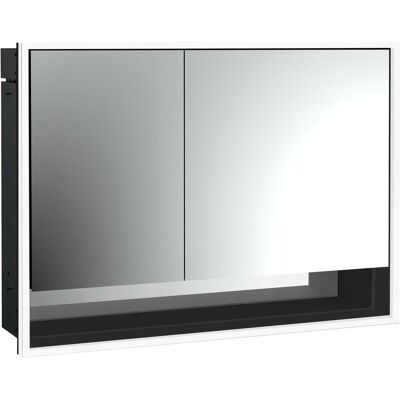 Emco, Spiegelschrank, loft Lichtspiegelschrank mit Unterfach, 1000mm, 2 Türen, Unterputzmodell, schwarz/spiegel, 979813515 (104.30 x 17.50 x 73.30 cm) Emco, Spiegelschrank, loft Lichtspiegelschrank mit Unterfach, 1000mm, 2 Türen, Unterputzmodell, schwarz/spiegel, 979813515 (104.30 x 17.50 x 73.30 cm)