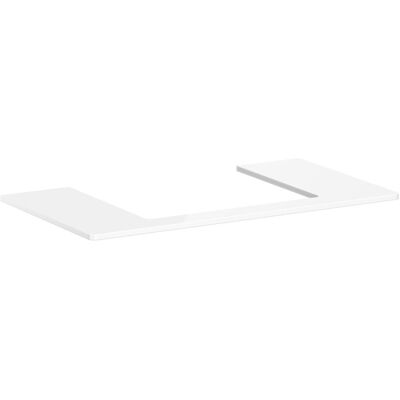 Hansgrohe Waschtischkonsole, Xelu Q Konsole mit Ausschnitt mittig, 980x550, für Aufsatzwaschtisch 600x480mm, geschliff Hansgrohe Waschtischkonsole, Xelu Q Konsole mit Ausschnitt mittig, 980x550, für Aufsatzwaschtisch 600x480mm, geschliff