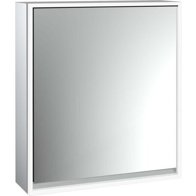 Emco, Spiegelschrank, loft Lichtspiegelschrank, 600 mm, Aufputzmodell, aluminium/weiss, 979806102 (64.40 x 17.50 x 73.30 cm) Emco, Spiegelschrank, loft Lichtspiegelschrank, 600 mm, Aufputzmodell, aluminium/weiss, 979806102 (64.40 x 17.50 x 73.30 cm)
