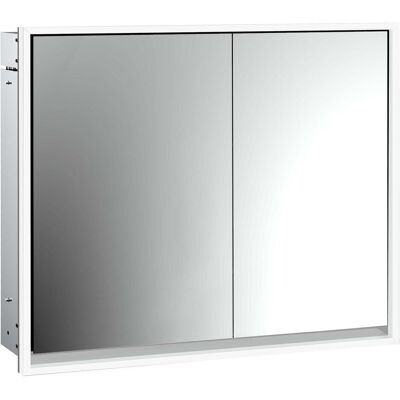 Emco, Spiegelschrank, loft Lichtspiegelschrank, 800mm, 2 Türen, Unterputzmodell, aluminium/weiss, 979806111 (84.30 x 17.50 x 73.30 cm) Emco, Spiegelschrank, loft Lichtspiegelschrank, 800mm, 2 Türen, Unterputzmodell, aluminium/weiss, 979806111 (84.30 x 17.50 x 73.30 cm)
