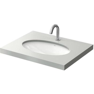 TOTO, Waschbecken, WU Unterbauwaschtisch 60cm o Hahnloch mit Überlauf rund weiss (380 mm, 590 mm) TOTO, Waschbecken, WU Unterbauwaschtisch 60cm o Hahnloch mit Überlauf rund weiss (380 mm, 590 mm)