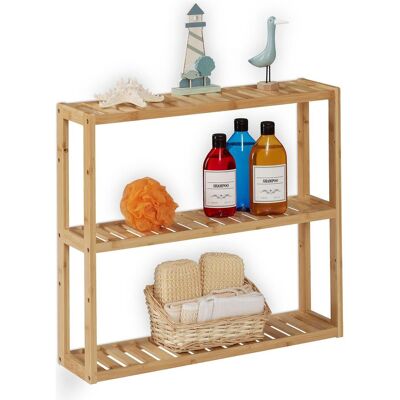 Relaxdays, Badezimmerregal, Badregal (60 x 15 x 54 cm) Relaxdays, Badezimmerregal, Badregal (60 x 15 x 54 cm)