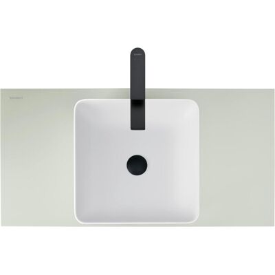 Duravit Sivida - Eckiger Aufsatzwaschtisch - 400x400mm - Weiß & Blassgrün Duravit Sivida - Eckiger Aufsatzwaschtisch - 400x400mm - Weiß & Blassgrün