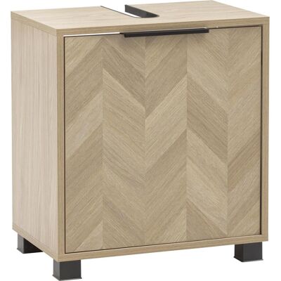 Schildmeyer, Waschbeckenunterschrank, Piazza Waschbeckenunterschrank Eiche hell Dekor / Fischgraeten Dekor (50.30 x 33 x 56 cm) Schildmeyer, Waschbeckenunterschrank, Piazza Waschbeckenunterschrank Eiche hell Dekor / Fischgraeten Dekor (50.30 x 33 x 56 cm)
