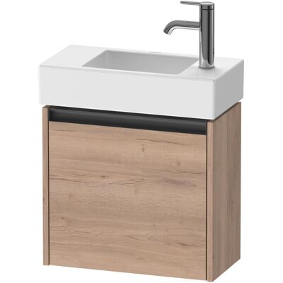 Duravit Waschbeckenunterschrank, Ketho.2 bâti-support de lavabo suspendu, 1 porte, charnière à gauche, 484x440x238mm, pour Vero Air (44 x 23.80 x 48.40 cm) Duravit Waschbeckenunterschrank, Ketho.2 bâti-support de lavabo suspendu, 1 porte, charnière à gauche, 484x440x238mm, pour Vero Air (44 x 23.80 x 48.40 cm)