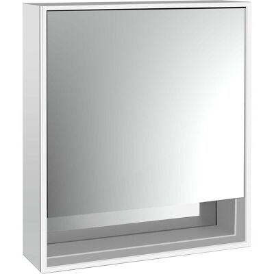 Emco, Spiegelschrank, loft Lichtspiegelschrank mit Unterfach, 600 mm, Aufputzmodell, aluminium/weiss, 979806200 (64.40 x 17.50 x 73.30 cm) Emco, Spiegelschrank, loft Lichtspiegelschrank mit Unterfach, 600 mm, Aufputzmodell, aluminium/weiss, 979806200 (64.40 x 17.50 x 73.30 cm)