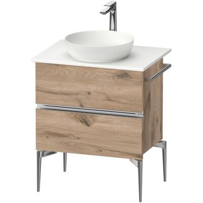 Duravit Waschbeckenunterschrank, Sivida Konsolenwaschtischunterbau, 2 Schubkästen, Griffleiste chrom, 645x475x548mm (64.50 x 47.50 x 54.80 cm) Duravit Waschbeckenunterschrank, Sivida Konsolenwaschtischunterbau, 2 Schubkästen, Griffleiste chrom, 645x475x548mm (64.50 x 47.50 x 54.80 cm)