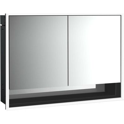 Emco, Spiegelschrank, loft Lichtspiegelschrank mit Unterfach, 1000mm, 2 Türen, Unterputzmodell, schwarz/spiegel, 979813513 (104.30 x 17.50 x 73.30 cm) Emco, Spiegelschrank, loft Lichtspiegelschrank mit Unterfach, 1000mm, 2 Türen, Unterputzmodell, schwarz/spiegel, 979813513 (104.30 x 17.50 x 73.30 cm)