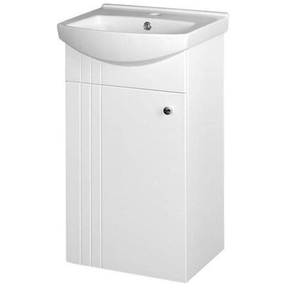 Riva, Badezimmerschrank, Cabinet With Washbasin Sa44 White (40.80 x 26 x 70 cm) Riva, Badezimmerschrank, Cabinet With Washbasin Sa44 White (40.80 x 26 x 70 cm)