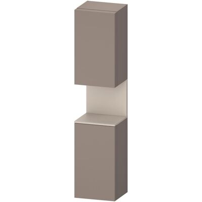 Duravit Qatego Hochschrank Basalt Matt 2-türig - QA1346R91430010 Duravit Qatego Hochschrank Basalt Matt 2-türig - QA1346R91430010