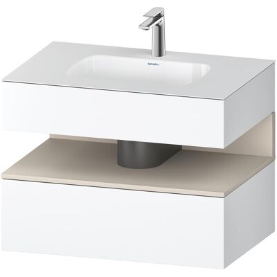 Duravit Qatego Einbauwaschtisch mit Konsolenunterbau - Badmöbel Duravit Qatego Einbauwaschtisch mit Konsolenunterbau - Badmöbel