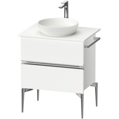 Duravit Waschbeckenunterschrank, Sivida Konsolenwaschtischunterbau, 2 Schubkästen, Griffleiste chrom, 645x475x548mm (64.50 x 47.50 x 54.80 cm) Duravit Waschbeckenunterschrank, Sivida Konsolenwaschtischunterbau, 2 Schubkästen, Griffleiste chrom, 645x475x548mm (64.50 x 47.50 x 54.80 cm)