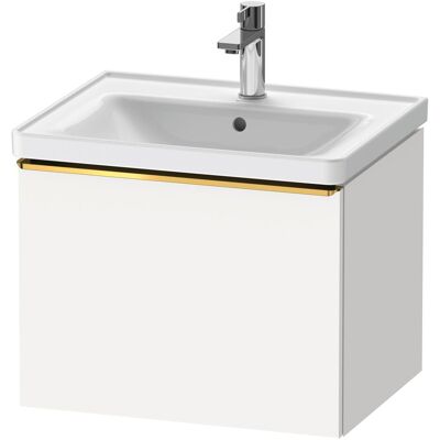 Duravit Waschbeckenunterschrank, D-Neo bâti-support lavabo suspendu, 584x440x452mm, 1 tiroir, avec poignée or poli, DE4249034180000 (58.40 x 45.20 x 44 cm) Duravit Waschbeckenunterschrank, D-Neo bâti-support lavabo suspendu, 584x440x452mm, 1 tiroir, avec poignée or poli, DE4249034180000 (58.40 x 45.20 x 44 cm)