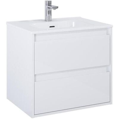 Masterjero, Badezimmerschrank, Unit Desi Plus 60 2dr White Hg (60 x 46 x 53 cm) Masterjero, Badezimmerschrank, Unit Desi Plus 60 2dr White Hg (60 x 46 x 53 cm)