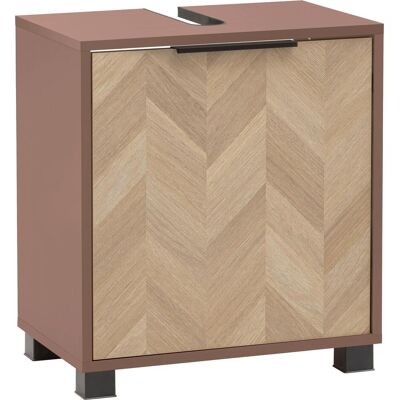 Schildmeyer, Waschbeckenunterschrank, Piazza Waschbeckenunterschrank Mauve / Fischgraeten Dekor (50.30 x 33 x 56 cm) Schildmeyer, Waschbeckenunterschrank, Piazza Waschbeckenunterschrank Mauve / Fischgraeten Dekor (50.30 x 33 x 56 cm)