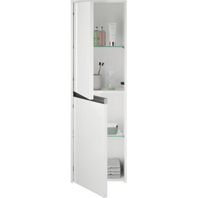 Duravit Ketho.2 Badezimmerschrank - 2 Türen, Weiß Hochglanz Duravit Ketho.2 Badezimmerschrank - 2 Türen, Weiß Hochglanz