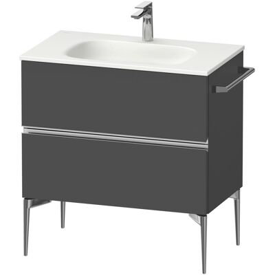 Duravit Waschbeckenunterschrank, Sivida Waschtischunterbau, 2 Schubkästen, Griffleiste chrom, 810x477x592mm, zu Sivida (81 x 47.70 x 59.20 cm) Duravit Waschbeckenunterschrank, Sivida Waschtischunterbau, 2 Schubkästen, Griffleiste chrom, 810x477x592mm, zu Sivida (81 x 47.70 x 59.20 cm)