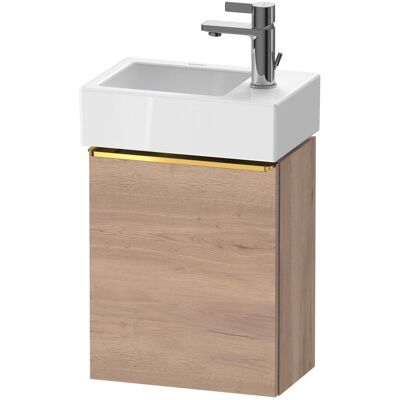 Duravit Waschbeckenunterschrank, D-Neo, sous-lavabo en console suspendu, 364x440x222mm, 1 porte, charnières à droite, avec poignée or (36.40 x 22.20 x 44 cm) Duravit Waschbeckenunterschrank, D-Neo, sous-lavabo en console suspendu, 364x440x222mm, 1 porte, charnières à droite, avec poignée or (36.40 x 22.20 x 44 cm)