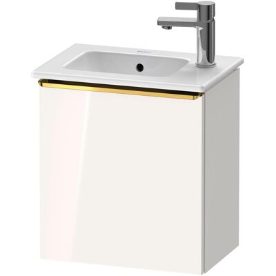 Duravit Waschbeckenunterschrank, D-Neo lavabo suspendu, 410x440x274mm, 1 porte, charnières à droite, avec poignée or poli (41 x 27.40 x 44 cm) Duravit Waschbeckenunterschrank, D-Neo lavabo suspendu, 410x440x274mm, 1 porte, charnières à droite, avec poignée or poli (41 x 27.40 x 44 cm)