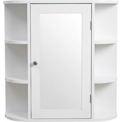 Relaxdays, Spiegelschrank, Spiegelschrank (61 x 18 x 58 cm) Relaxdays, Spiegelschrank, Spiegelschrank (61 x 18 x 58 cm)