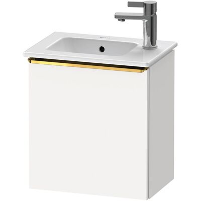 Duravit Waschbeckenunterschrank, D-Neo lavabo suspendu, 410x440x274mm, 1 porte, charnières à droite, avec poignée or poli (41 x 27.40 x 44 cm) Duravit Waschbeckenunterschrank, D-Neo lavabo suspendu, 410x440x274mm, 1 porte, charnières à droite, avec poignée or poli (41 x 27.40 x 44 cm)