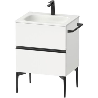 Duravit Waschbeckenunterschrank, Sivida Waschtischunterbau, 2 Schubkästen, Griffleiste Diamantschwarz Matt, 610x477x592mm, z (61 x 47.70 x 59.20 cm) Duravit Waschbeckenunterschrank, Sivida Waschtischunterbau, 2 Schubkästen, Griffleiste Diamantschwarz Matt, 610x477x592mm, z (61 x 47.70 x 59.20 cm)