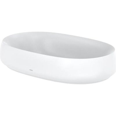 TOTO, Waschbecken, CE Aufsatzwaschtisch 60cm o HL m ÜL u Schaftvent rd weiss matt (380 mm, 600 mm) TOTO, Waschbecken, CE Aufsatzwaschtisch 60cm o HL m ÜL u Schaftvent rd weiss matt (380 mm, 600 mm)