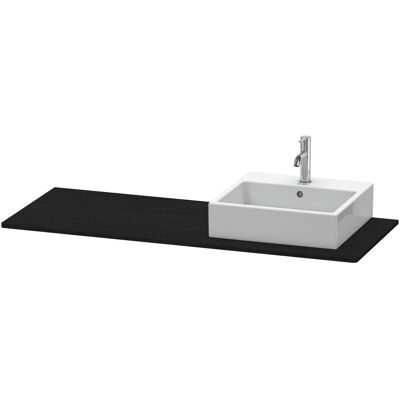 Duravit Waschtischkonsole, Console XSquare, 1 découpe à droite, 1400x16x550mm, XS060GR1616, XS060GR1616 Duravit Waschtischkonsole, Console XSquare, 1 découpe à droite, 1400x16x550mm, XS060GR1616, XS060GR1616