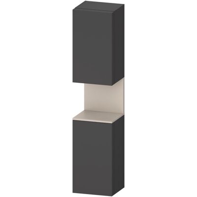 Duravit Qatego Hochschrank - Taupe Matt, 2 Türen, LED Beleuchtung, Deutschland Duravit Qatego Hochschrank - Taupe Matt, 2 Türen, LED Beleuchtung, Deutschland