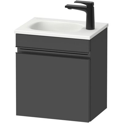 Duravit Waschbeckenunterschrank, Sivida Waschtischunterbau, Türanschlag rechts, Griffleiste Diamantschwarz Matt, 400x295x440 (40 x 29.50 x 44 cm) Duravit Waschbeckenunterschrank, Sivida Waschtischunterbau, Türanschlag rechts, Griffleiste Diamantschwarz Matt, 400x295x440 (40 x 29.50 x 44 cm)