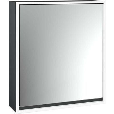 Emco, Spiegelschrank, loft Lichtspiegelschrank, 600 mm, Aufputzmodell, schwarz/spiegel, 979813302 (64.40 x 17.50 x 73.30 cm) Emco, Spiegelschrank, loft Lichtspiegelschrank, 600 mm, Aufputzmodell, schwarz/spiegel, 979813302 (64.40 x 17.50 x 73.30 cm)