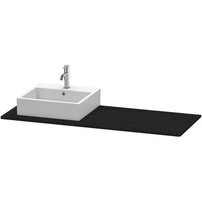 Duravit Waschtischkonsole, Console XSquare, 1 découpe à gauche, 1400x16x550mm, XS060GL1616, XS060GL1616 Duravit Waschtischkonsole, Console XSquare, 1 découpe à gauche, 1400x16x550mm, XS060GL1616, XS060GL1616