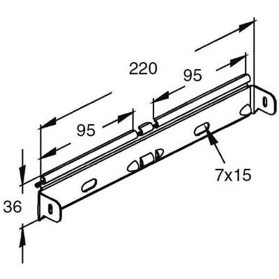 Niedax Verbinder, Dunstabzugshaube Zubehör, Silber Niedax Verbinder, Dunstabzugshaube Zubehör, Silber