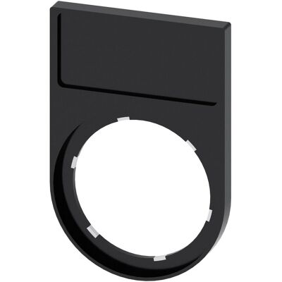 Siemens Label holder, rounded bottom, black, Zubehör Kochen + Backen Siemens Label holder, rounded bottom, black, Zubehör Kochen + Backen