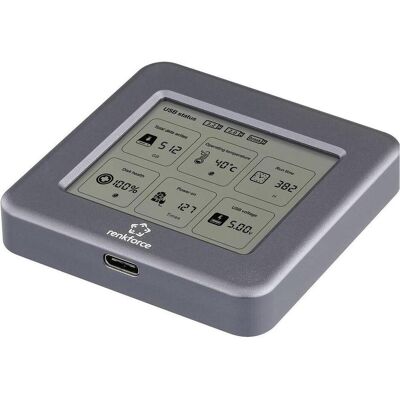 Renkforce RF-M2E-300 M.2-Festplatten-Gehäuse USB-C (USB 3.2 Gen 2) 10 GBit/s US, Festplattengehäuse, Grau Renkforce RF-M2E-300 M.2-Festplatten-Gehäuse USB-C (USB 3.2 Gen 2) 10 GBit/s US, Festplattengehäuse, Grau