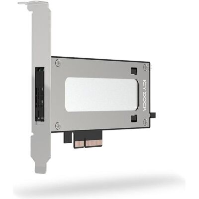 Icydock ICY DOCK Wechselrahmen M.2 NVME zu zu PCIe 5.0 x4 Slot, SSD + Festplatte Zubehör Icydock ICY DOCK Wechselrahmen M.2 NVME zu zu PCIe 5.0 x4 Slot, SSD + Festplatte Zubehör