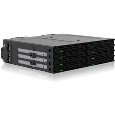 Icydock ICY DOCK Wechselrahmen 8xSATA 2,5" SAS/SATA HDD/SSD,schwarz, SSD + Festplatte Zubehör Icydock ICY DOCK Wechselrahmen 8xSATA 2,5" SAS/SATA HDD/SSD,schwarz, SSD + Festplatte Zubehör