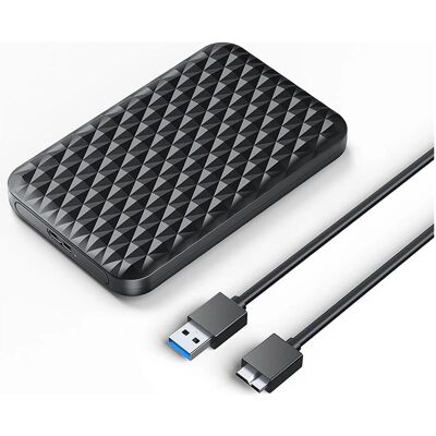 Orico 2520U3-V1 2,5" HDD/SSD USB Micro-B 5Gb/s Festplattenlaufwerk - Schwarz, Festplattengehäuse, Schwarz Orico 2520U3-V1 2,5" HDD/SSD USB Micro-B 5Gb/s Festplattenlaufwerk - Schwarz, Festplattengehäuse, Schwarz
