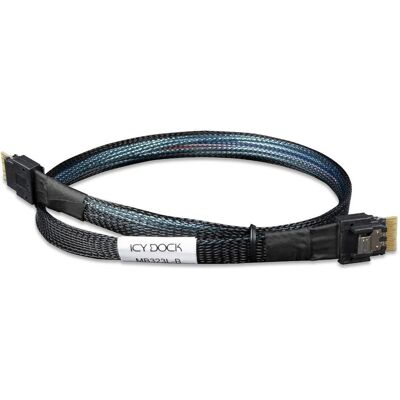 Icydock ICY DOCK Kabel SlimSAS 4i SSF-8654 zu SlimSAS 4i, SFF-8654 Kabel-0,5M (50 cm), Interne Kabel (PC) Icydock ICY DOCK Kabel SlimSAS 4i SSF-8654 zu SlimSAS 4i, SFF-8654 Kabel-0,5M (50 cm), Interne Kabel (PC)