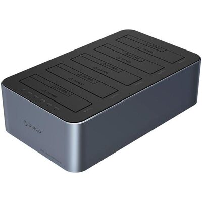 Orico 6656C3-C 5-Bay Dockingstation mit Offline-Klonfunktion 2,5"/3,5" SATA HDD/SSD - Grau, SSD + Festplatte Zubehör Orico 6656C3-C 5-Bay Dockingstation mit Offline-Klonfunktion 2,5"/3,5" SATA HDD/SSD - Grau, SSD + Festplatte Zubehör